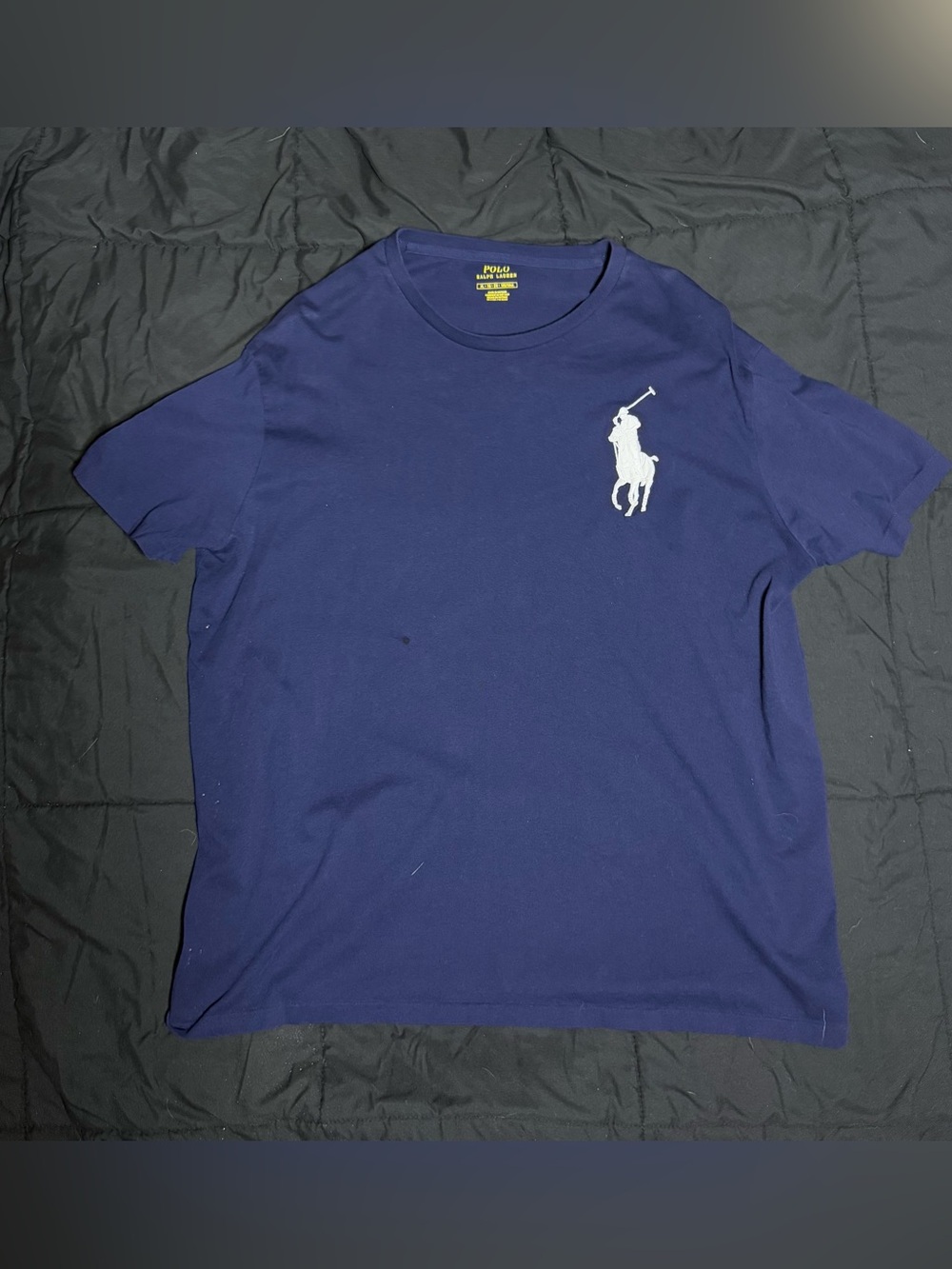 Polo by Ralph Lauren Men’s Navy Short Sleeve Polo Pony Tee🏇🔥